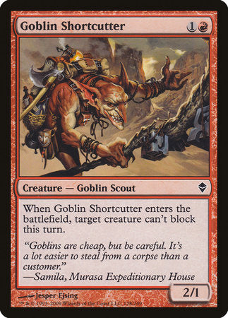 Goblin Shortcutter [Zendikar] | Empire Gaming NC