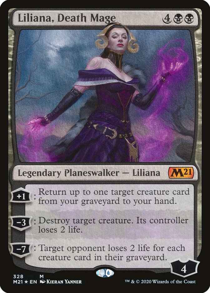 Liliana, Death Mage [Core Set 2021] | Empire Gaming NC