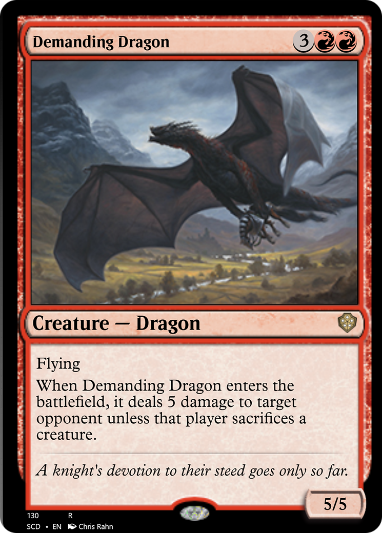 Demanding Dragon [Starter Commander Decks] | Empire Gaming NC