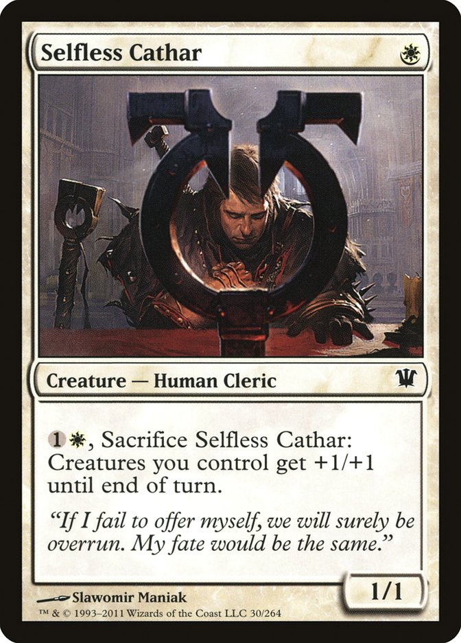 Selfless Cathar [Innistrad] | Empire Gaming NC