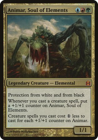 Animar, Soul of Elements (Oversized) [Commander 2011 Oversized] | Empire Gaming NC