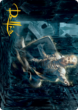 Dennick, Pious Apparition Art Card (Gold-Stamped Signature) [Innistrad: Midnight Hunt Art Series] | Empire Gaming NC