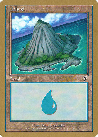 Island (335) - 2002 Carlos Romao (7ED) [World Championship Decks 2002] | Empire Gaming NC