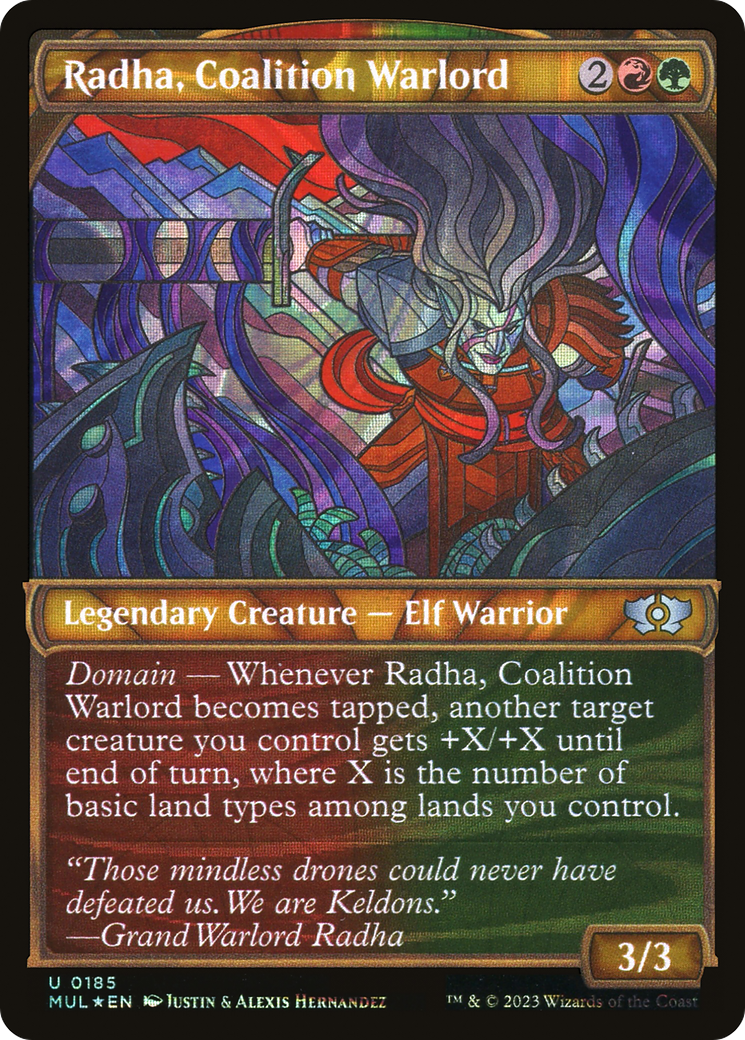 Radha, Coalition Warlord (Halo Foil) [Multiverse Legends] | Empire Gaming NC