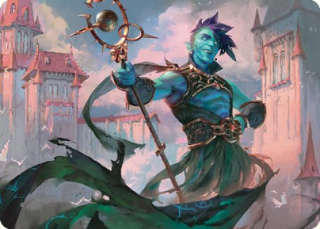 Haughty Djinn Art Card [Dominaria United Art Series] | Empire Gaming NC