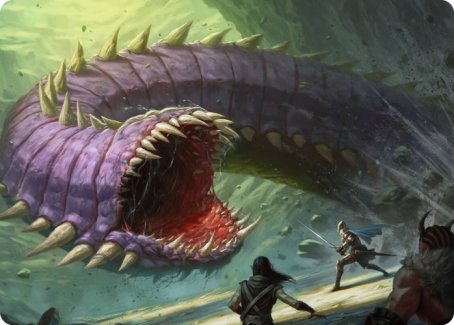 Purple Worm Art Card [Dungeons & Dragons: Adventures in the Forgotten Realms Art Series] | Empire Gaming NC