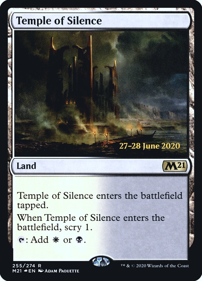 Temple of Silence  [Core Set 2021 Prerelease Promos] | Empire Gaming NC