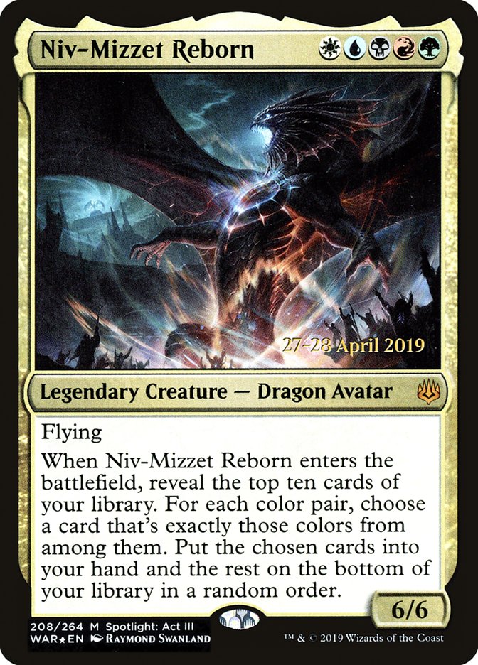 Niv-Mizzet Reborn  [War of the Spark Prerelease Promos] | Empire Gaming NC