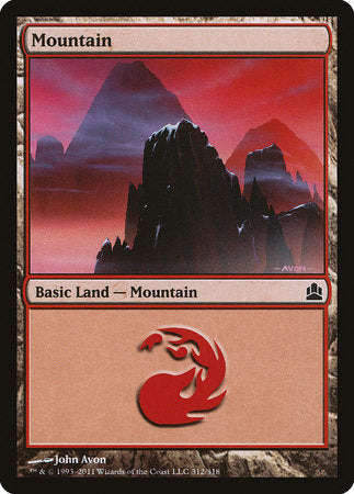 Mountain (312) [Commander 2011] | Empire Gaming NC