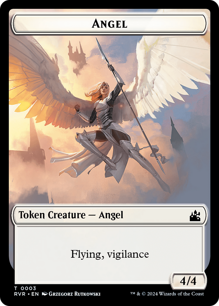 Angel Token (0003) [Ravnica Remastered Tokens] | Empire Gaming NC