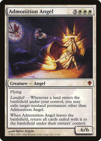 Admonition Angel [Worldwake] | Empire Gaming NC