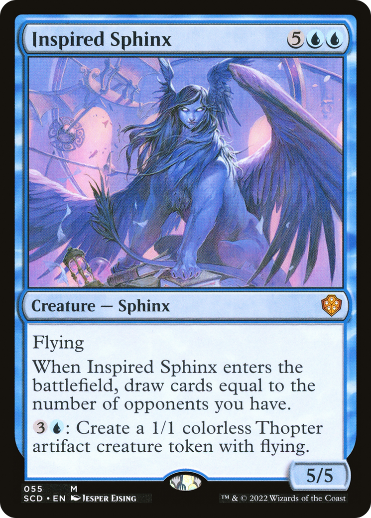 Inspired Sphinx [Starter Commander Decks] | Empire Gaming NC