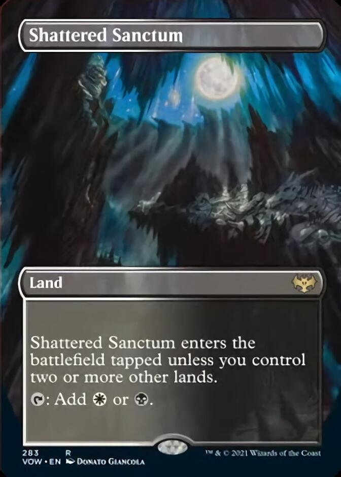 Shattered Sanctum (Borderless) [Innistrad: Crimson Vow] | Empire Gaming NC