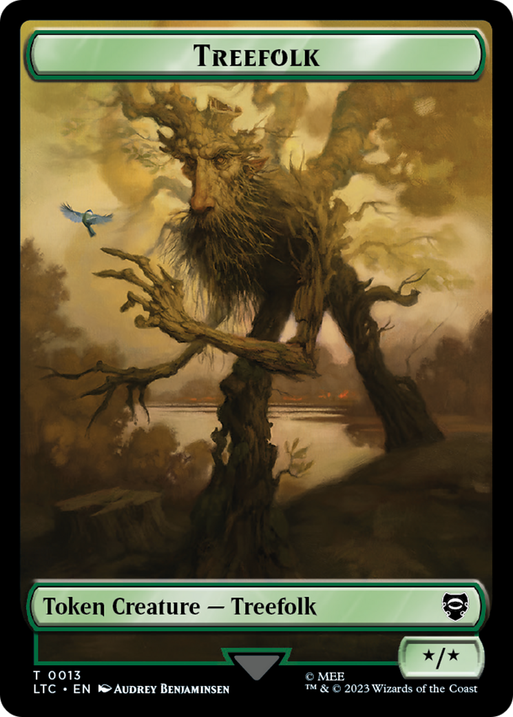 Treefolk // Food Token [The Lord of the Rings: Tales of Middle-Earth Commander Tokens] | Empire Gaming NC