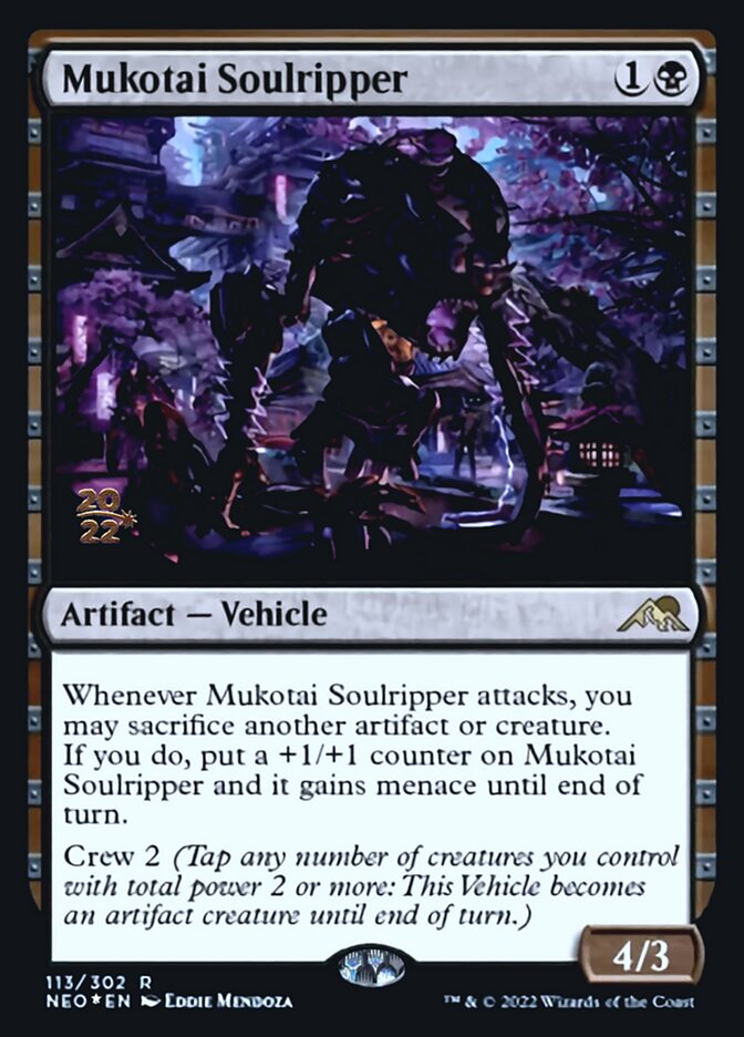 Mukotai Soulripper [Kamigawa: Neon Dynasty Prerelease Promos] | Empire Gaming NC