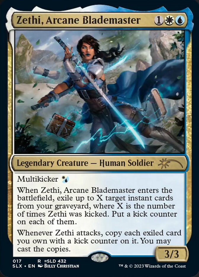 Zethi, Arcane Blademaster [Secret Lair: Universes Within] | Empire Gaming NC