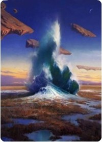 Flooded Strand Art Card [Zendikar Rising Art Series] | Empire Gaming NC