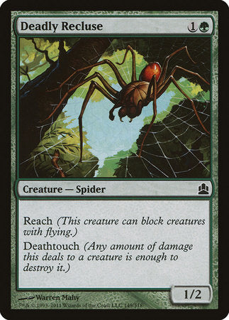 Deadly Recluse [Commander 2011] | Empire Gaming NC