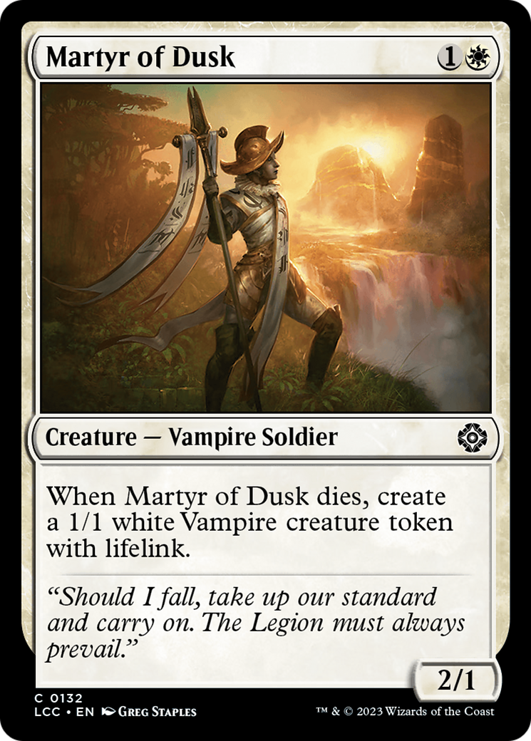 Martyr of Dusk [The Lost Caverns of Ixalan Commander] | Empire Gaming NC