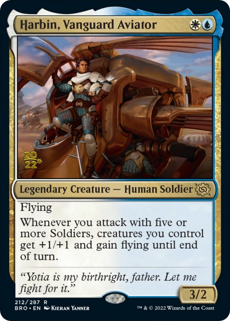 Harbin, Vanguard Aviator [The Brothers' War: Prerelease Promos] | Empire Gaming NC