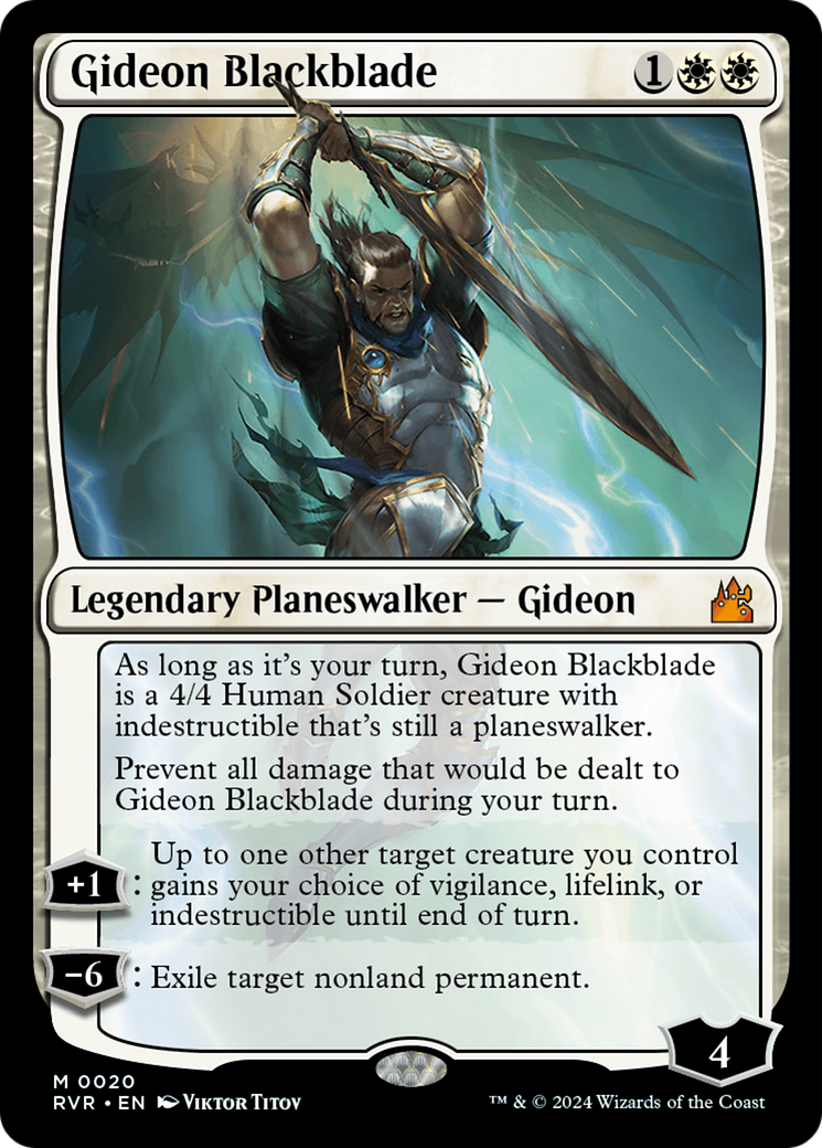 Gideon Blackblade [Ravnica Remastered] | Empire Gaming NC