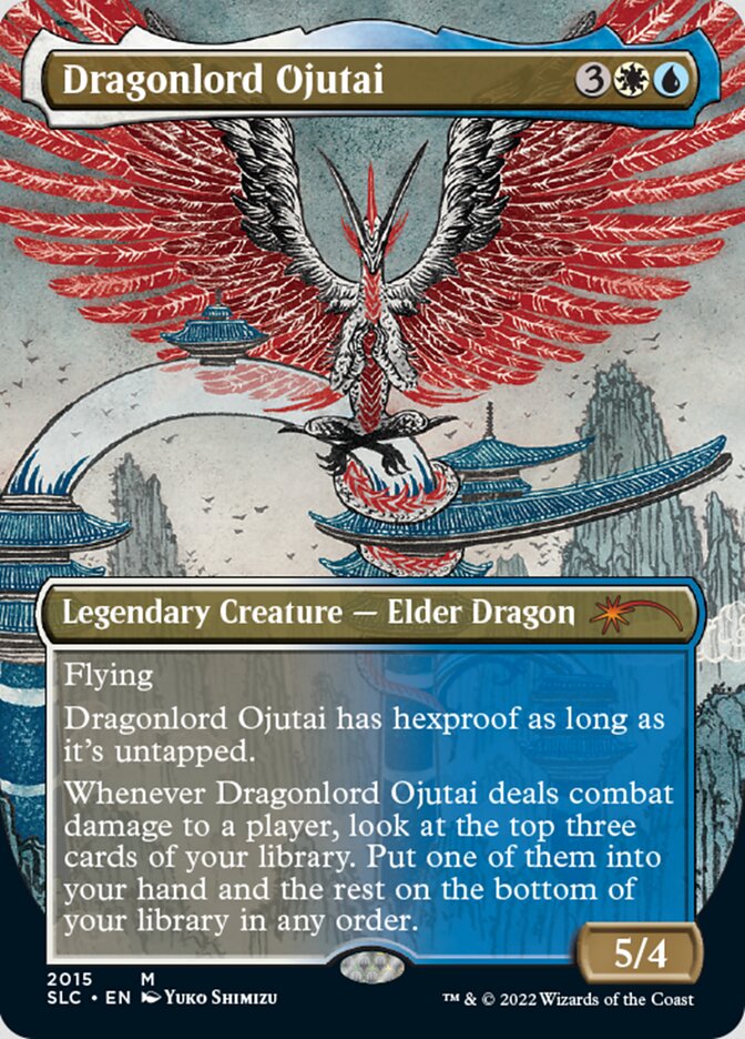 Dragonlord Ojutai (Borderless) [Secret Lair 30th Anniversary Countdown Kit] | Empire Gaming NC