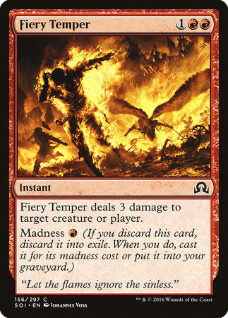 Fiery Temper [Shadows over Innistrad] | Empire Gaming NC