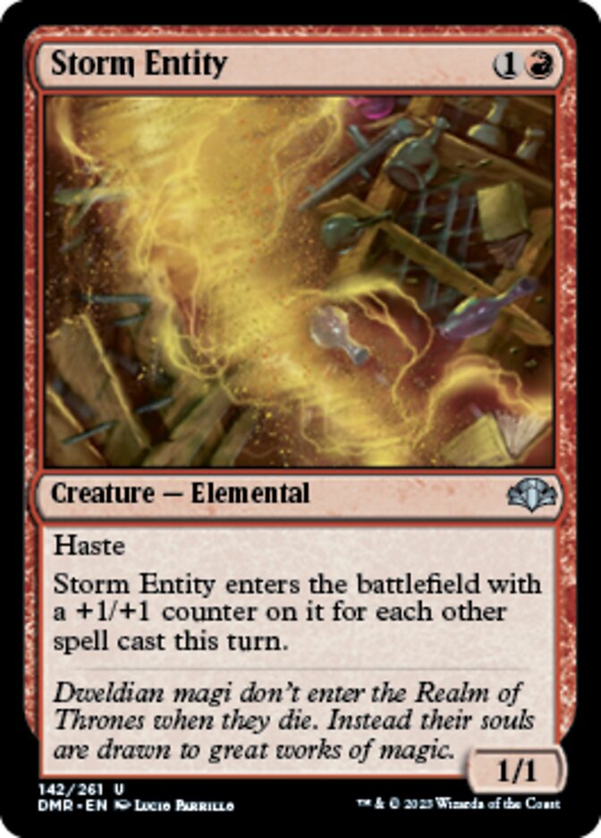 Storm Entity [Dominaria Remastered] | Empire Gaming NC