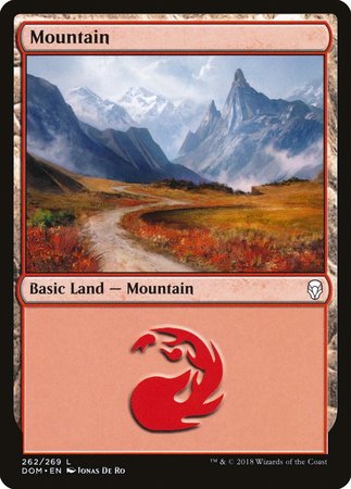 Mountain (262) [Dominaria] | Empire Gaming NC