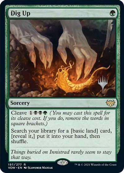 Dig Up (Promo Pack) [Innistrad: Crimson Vow Promos] | Empire Gaming NC