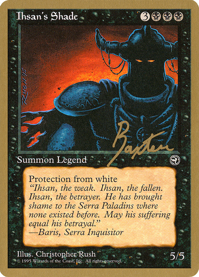 Ihsan's Shade (George Baxter) [Pro Tour Collector Set] | Empire Gaming NC