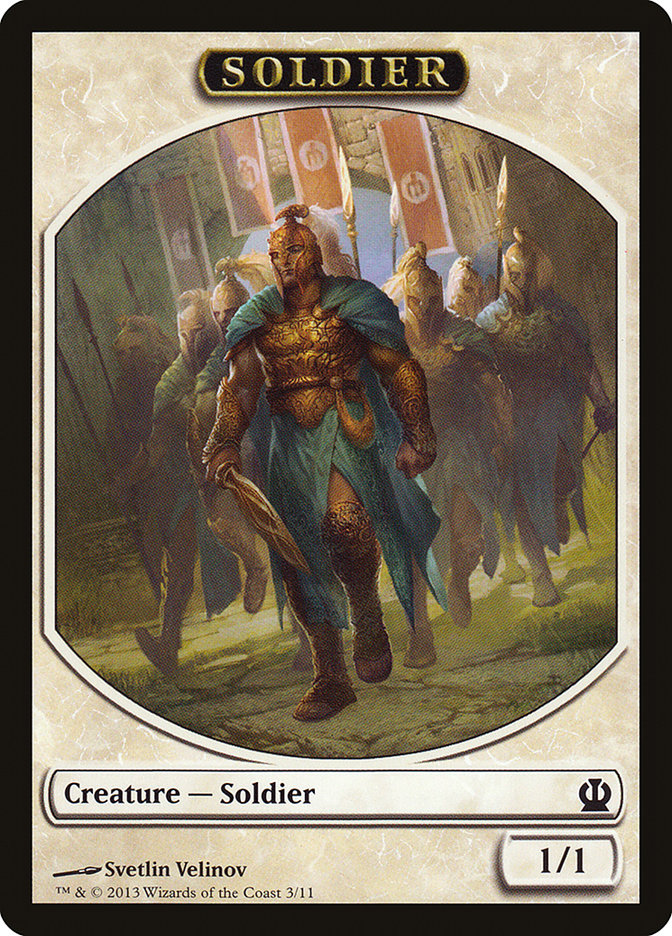 Soldier (3/11) [Theros Tokens] | Empire Gaming NC