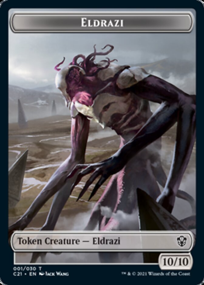 Eldrazi // Champion of Wits Token [Commander 2021 Tokens] | Empire Gaming NC