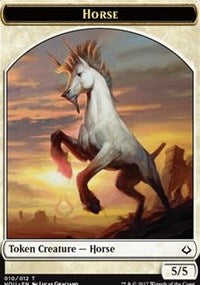 Horse // Warrior Double-sided Token [Hour of Devastation Tokens] | Empire Gaming NC