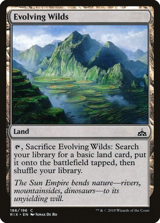 Evolving Wilds [Rivals of Ixalan] | Empire Gaming NC