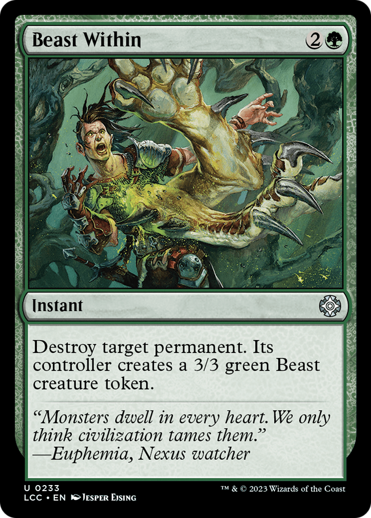 Beast Within [The Lost Caverns of Ixalan Commander] | Empire Gaming NC