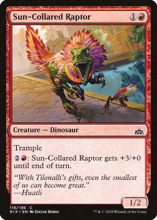 Sun-Collared Raptor [Rivals of Ixalan] | Empire Gaming NC