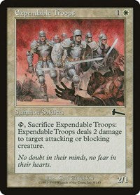 Expendable Troops [Urza's Legacy] | Empire Gaming NC