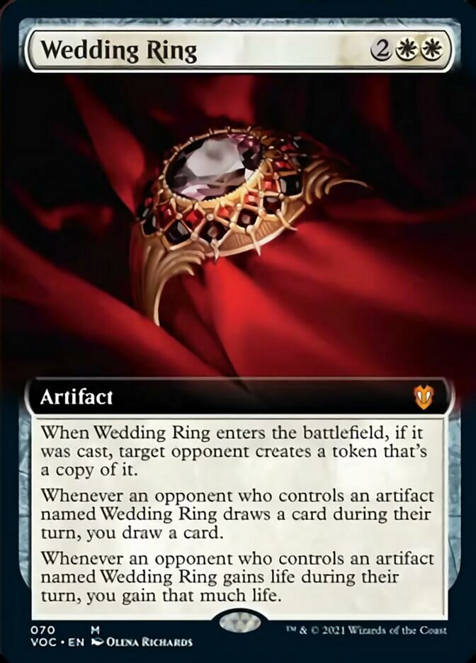 Wedding Ring (Extended) [Innistrad: Crimson Vow Commander] | Empire Gaming NC