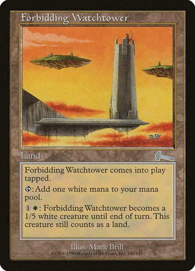 Forbidding Watchtower [Urza's Legacy] | Empire Gaming NC