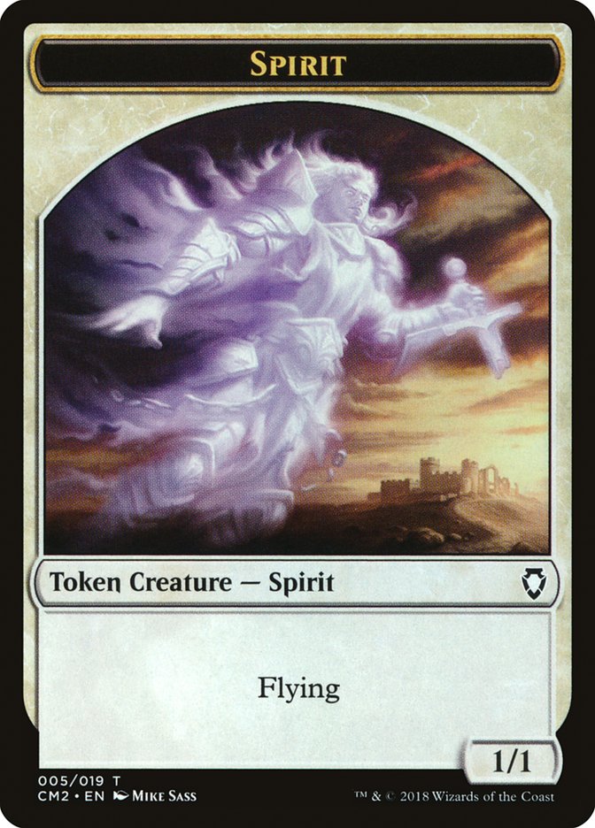 Spirit Token [Commander Anthology Volume II Tokens] | Empire Gaming NC