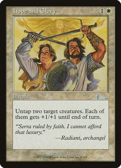 Hope and Glory [Urza's Legacy] | Empire Gaming NC