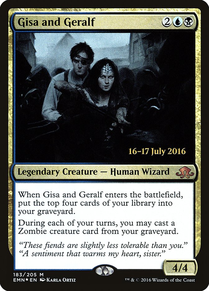 Gisa and Geralf  [Eldritch Moon Prerelease Promos] | Empire Gaming NC