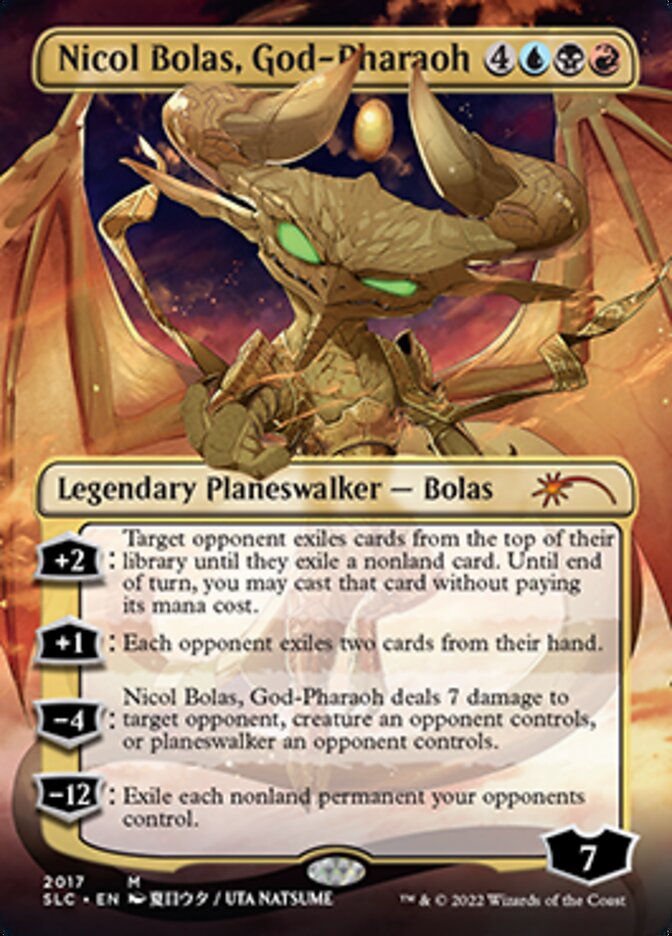 Nicol Bolas, God-Pharaoh (Borderless) [Secret Lair 30th Anniversary Countdown Kit] | Empire Gaming NC