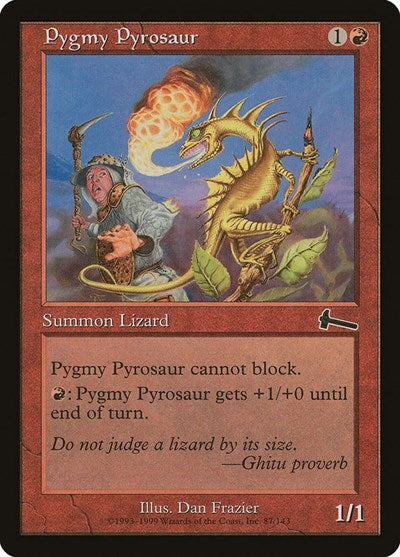 Pygmy Pyrosaur [Urza's Legacy] | Empire Gaming NC