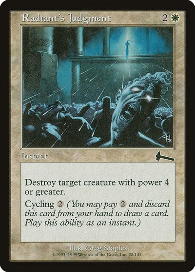 Radiant's Judgment [Urza's Legacy] | Empire Gaming NC