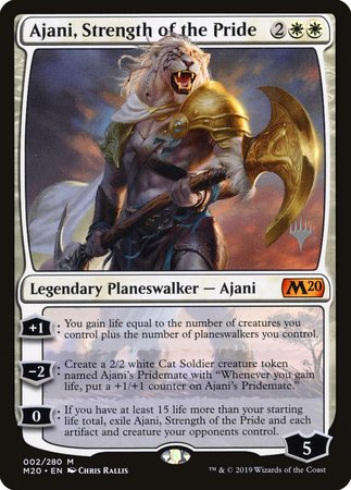 Ajani, Strength of the Pride [Core Set 2020 Promos] | Empire Gaming NC