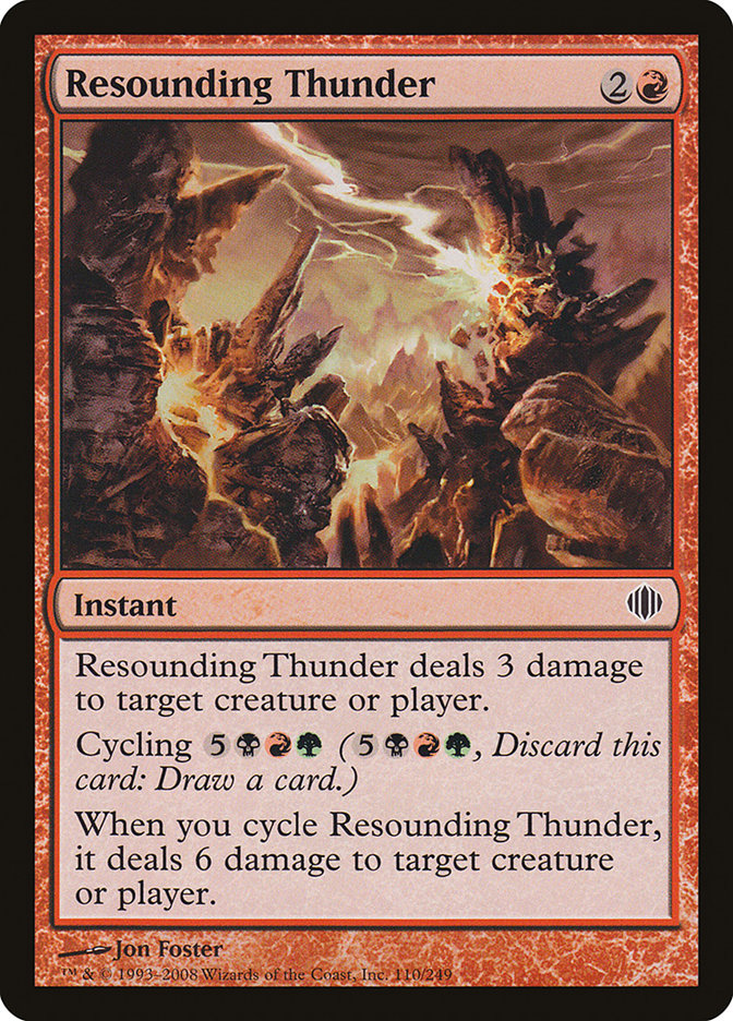 Resounding Thunder [Shards of Alara] | Empire Gaming NC