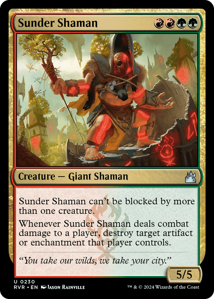 Sunder Shaman [Ravnica Remastered] | Empire Gaming NC