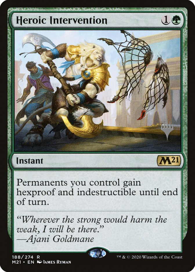Heroic Intervention (Promo Pack) [Core Set 2021 Promos] | Empire Gaming NC